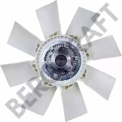 BergKraft BK7206270 - Зчеплення, вентилятор радіатора autocars.com.ua
