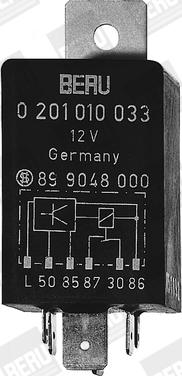 BorgWarner (BERU) GR033 - Реле, система накаливания avtokuzovplus.com.ua