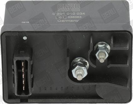 BERU GR034 - Реле, система розжарювання autocars.com.ua