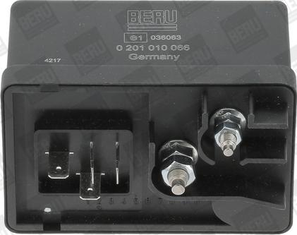 BERU GR066 - Реле, система розжарювання autocars.com.ua