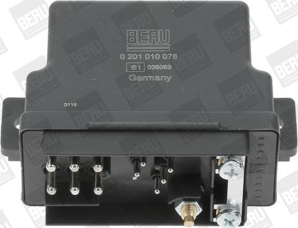 BERU GR076 - Реле, система розжарювання autocars.com.ua