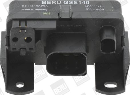 BERU GSE140 - Блок управління, реле, система розжарювання autocars.com.ua