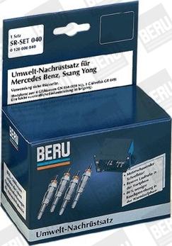BERU SR040 - Комплект дооснащення, установка швидкого розжарювання autocars.com.ua