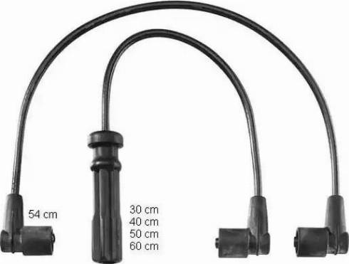 BorgWarner (BERU) ZEF1193 - Комплект проводов зажигания avtokuzovplus.com.ua