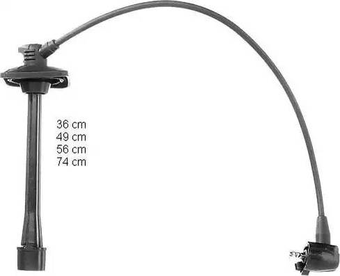 BorgWarner (BERU) ZEF924 - Комплект проводов зажигания avtokuzovplus.com.ua