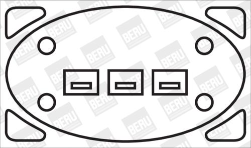 BERU ZS238 - Котушка запалювання autocars.com.ua