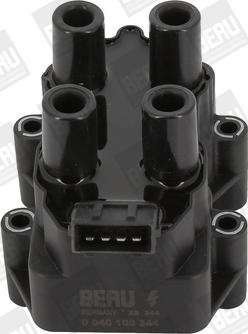 BERU ZS344 - Котушка запалювання autocars.com.ua