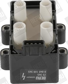 BERU ZS345 - Котушка запалювання autocars.com.ua