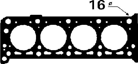 BGA CH5340 - Прокладка, головка циліндра autocars.com.ua