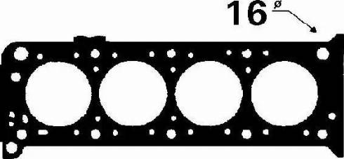 BGA CH5341 - Прокладка, головка циліндра autocars.com.ua