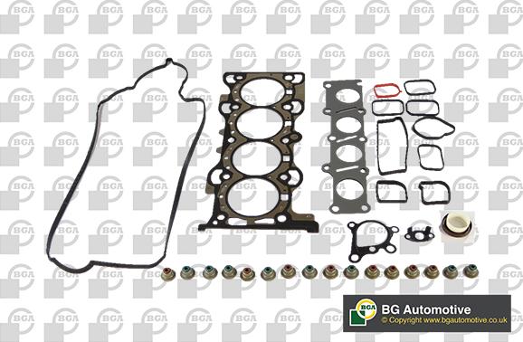 BGA CK0555 - Комплект прокладок, блок-картер двигуна autocars.com.ua