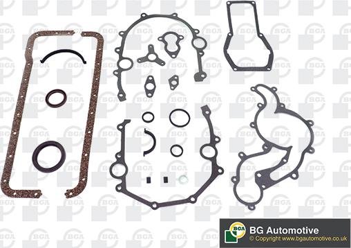 BGA CK5338 - Комплект прокладок, блок-картер двигуна autocars.com.ua