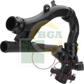BGA CT5684 - Термостат, охолоджуюча рідина autocars.com.ua