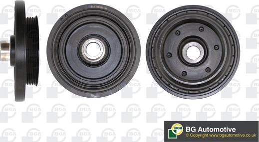 BGA DP1203 - Ремінний шків, колінчастий вал autocars.com.ua