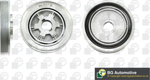 BGA DP8051 - Ремінний шків, колінчастий вал autocars.com.ua