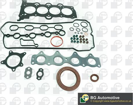 BGA HK27002 - Комплект прокладок, головка циліндра autocars.com.ua