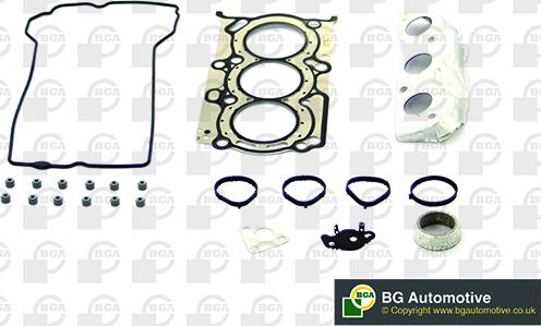 BGA HK2961 - Комплект прокладок, головка циліндра autocars.com.ua