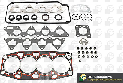 BGA HK6589 - Комплект прокладок, головка циліндра autocars.com.ua