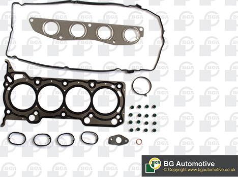 BGA HK8200 - Комплект прокладок, головка циліндра autocars.com.ua