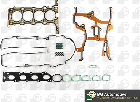 BGA HK9600 - Комплект прокладок, головка циліндра autocars.com.ua