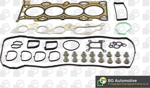 BGA HK9710 - Комплект прокладок, головка циліндра autocars.com.ua