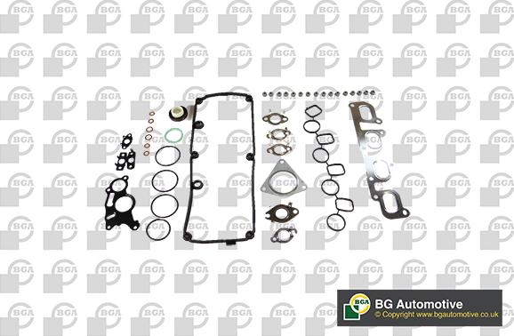 BGA HN0120 - Комплект прокладок, головка циліндра autocars.com.ua