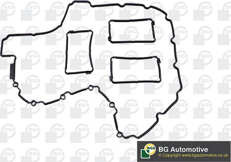 BGA RK2386 - Комплект прокладок, кришка головки циліндра autocars.com.ua