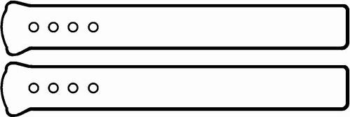 BGA RK5358 - Комплект прокладок, кришка головки циліндра autocars.com.ua