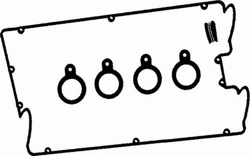 BGA RK5375 - Комплект прокладок, кришка головки циліндра autocars.com.ua