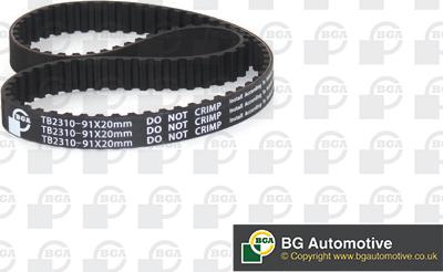 BGA TB2310 - Ремінь ГРМ autocars.com.ua