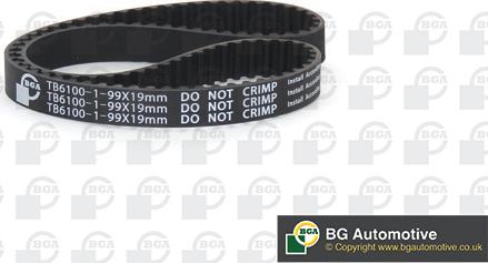 BGA TB6100-1 - Ремінь ГРМ autocars.com.ua