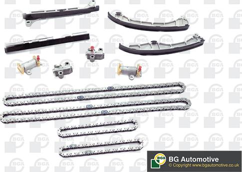 BGA TC9195K - Комплект ланцюга приводу распредвала autocars.com.ua