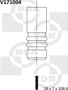 BGA V171004 - Випускний клапан autocars.com.ua