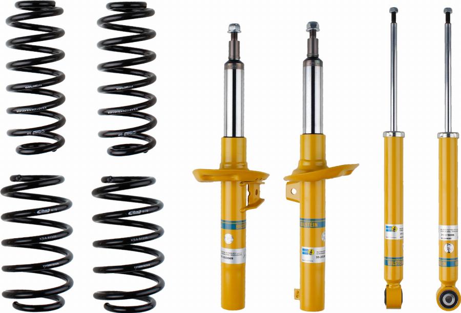 BILSTEIN 46-183187 - Комплект ходової частини, пружини / амортизатори autocars.com.ua