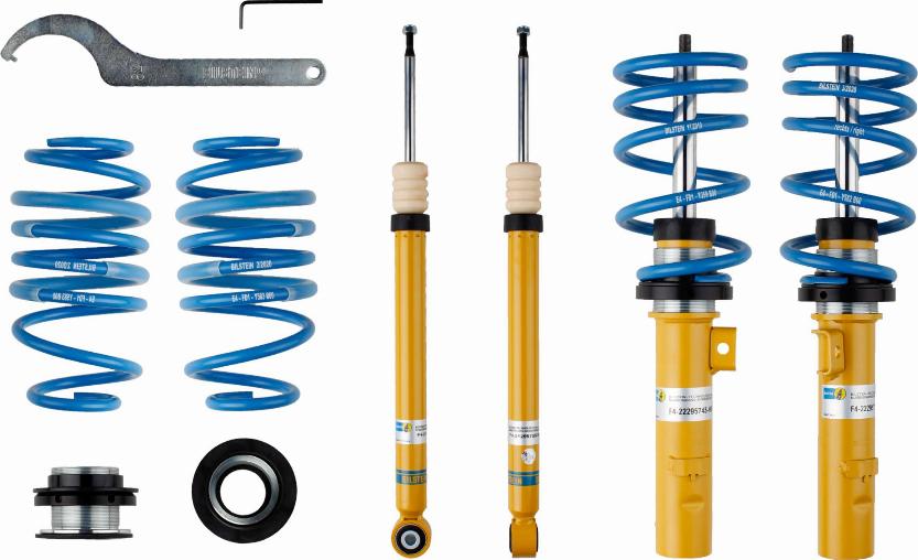 Bilstein 47-282117 - Комплект ходової частини, пружини / амортизатори autocars.com.ua