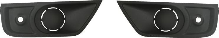 BLIC 5703-05-6092914P - Решітка вентилятора, буфер autocars.com.ua