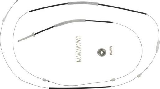 BLIC 6205-01-051806P - Ремкомплект, підйомний механізм скла autocars.com.ua