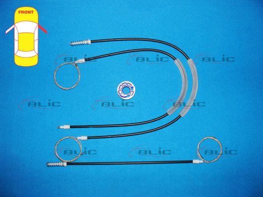 BLIC 6205-01-053808P - Ремкомплект, підйомний механізм скла autocars.com.ua