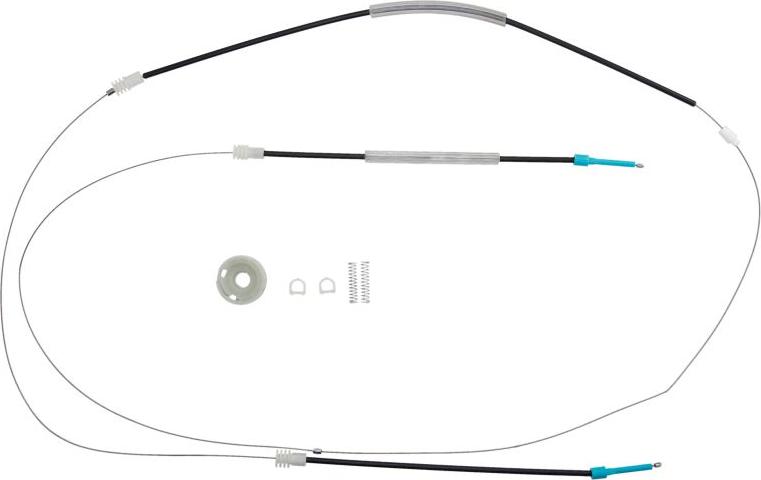 BLIC 6205-05-010812P - Ремкомплект, підйомний механізм скла autocars.com.ua