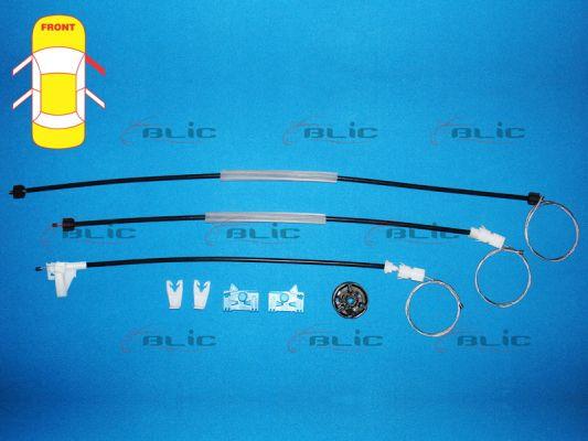 BLIC 6205-09-043802P - Ремкомплект, подъемный механизм стекла avtokuzovplus.com.ua