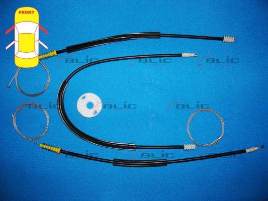 BLIC 6205-21-023812P - Ремкомплект, подъемный механизм стекла avtokuzovplus.com.ua