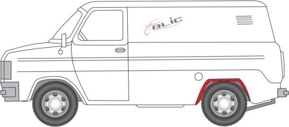 BLIC 6504-03-2511591K - Внутрішня частина крила autocars.com.ua