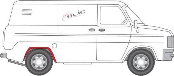 BLIC 6504-03-2511592K - Внутрішня частина крила autocars.com.ua