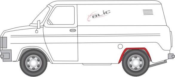 BLIC 6504-03-2513591P - Внутрішня частина крила autocars.com.ua