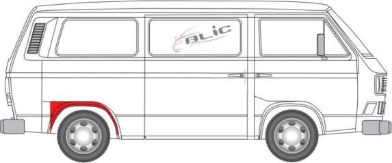 BLIC 6504-03-9557594K - Внутрішня частина крила autocars.com.ua