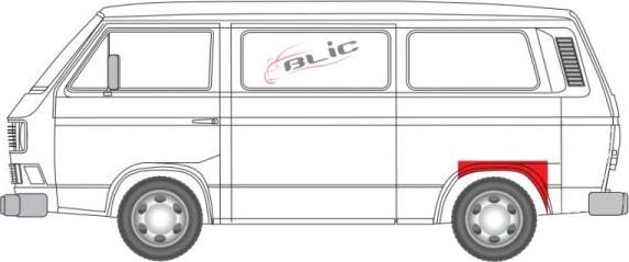 BLIC 6504-03-9557597K - Внутрішня частина крила autocars.com.ua