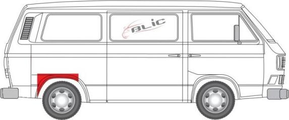 BLIC 6504-03-9557598K - Внутрішня частина крила autocars.com.ua