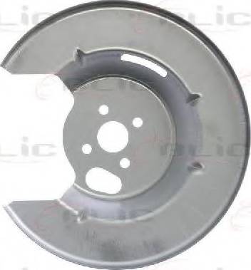 BLIC 6508-03-6037877P - Відбивач, диск гальмівного механізму autocars.com.ua