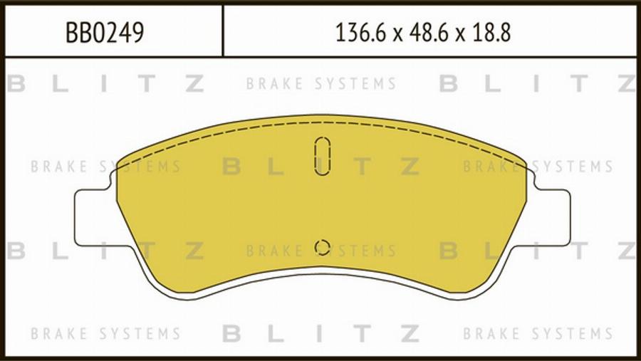 Blitz BB0249 - Ущільнене кільце, диференціал autocars.com.ua