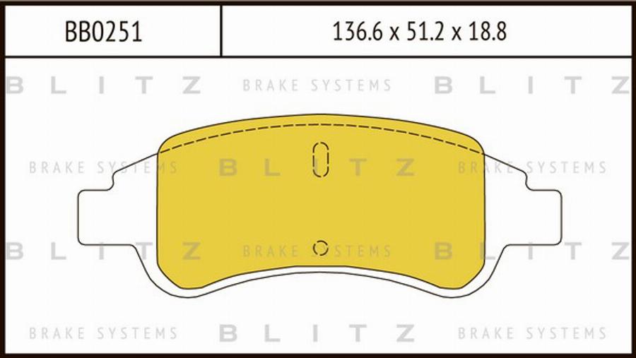 Blitz BB0251 - Ущільнене кільце, диференціал autocars.com.ua